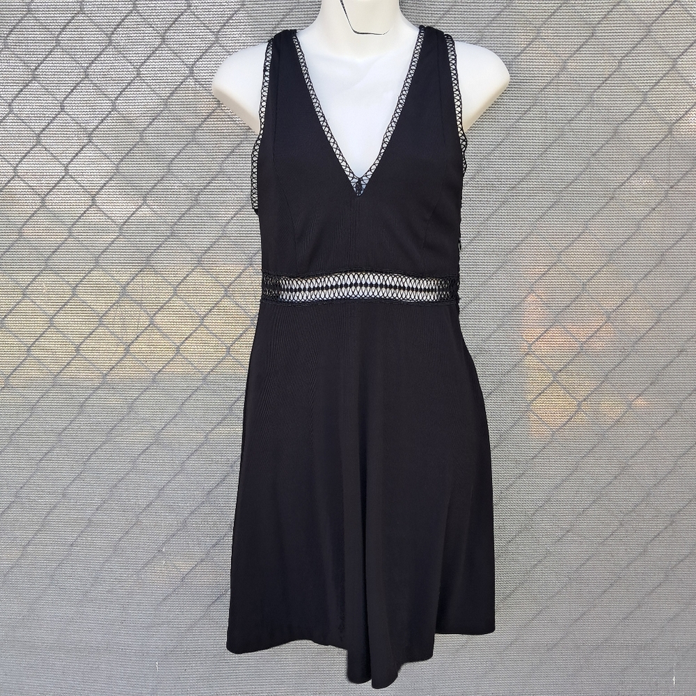 Free People Black King Of My Heart Mini Dress Women's 0